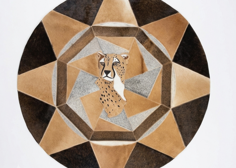 Cheetah - Mini Round Rug