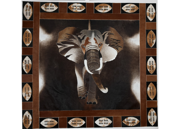 Elephant Rug Shield Border