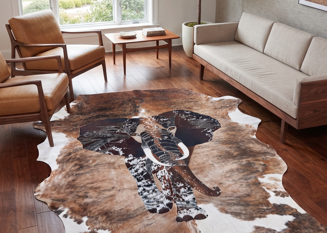 Elephant - Full Hide Rug
