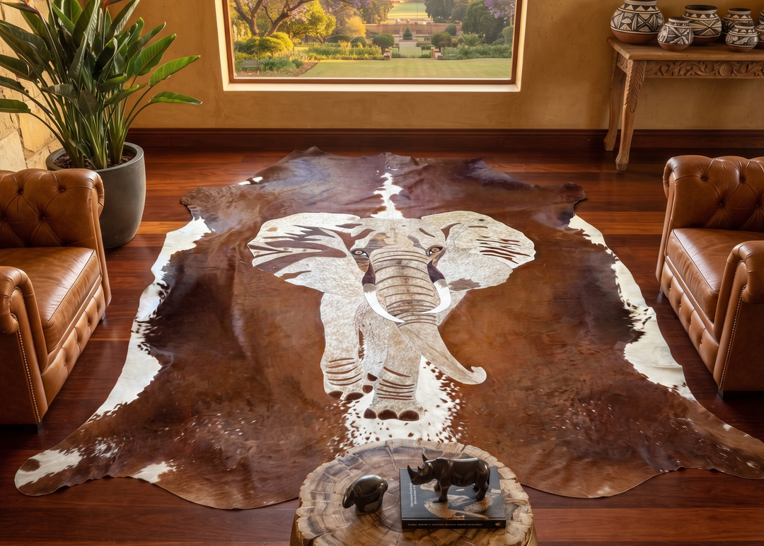 Elephant - Full Hide Rug