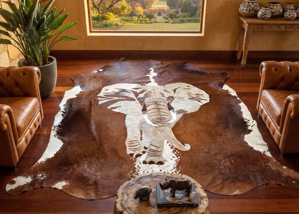Elephant - Full Hide Rug