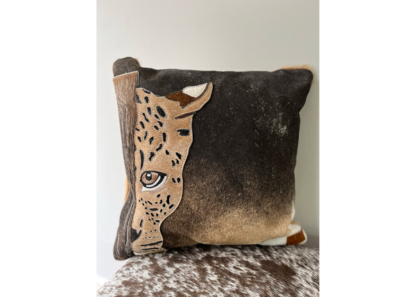 Half Leopard Cushion Cover