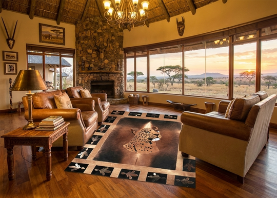 Leopard Fleur De Lis - Rug