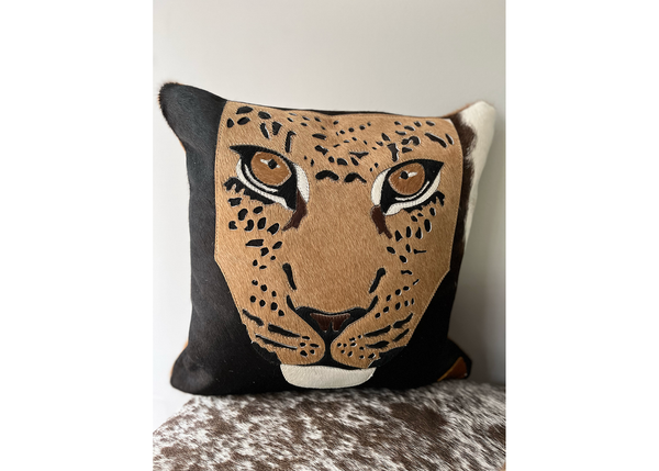 Leopard Face Cushion Cover