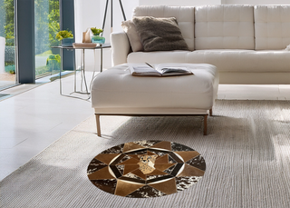 Cheetah - Mini Round Rug