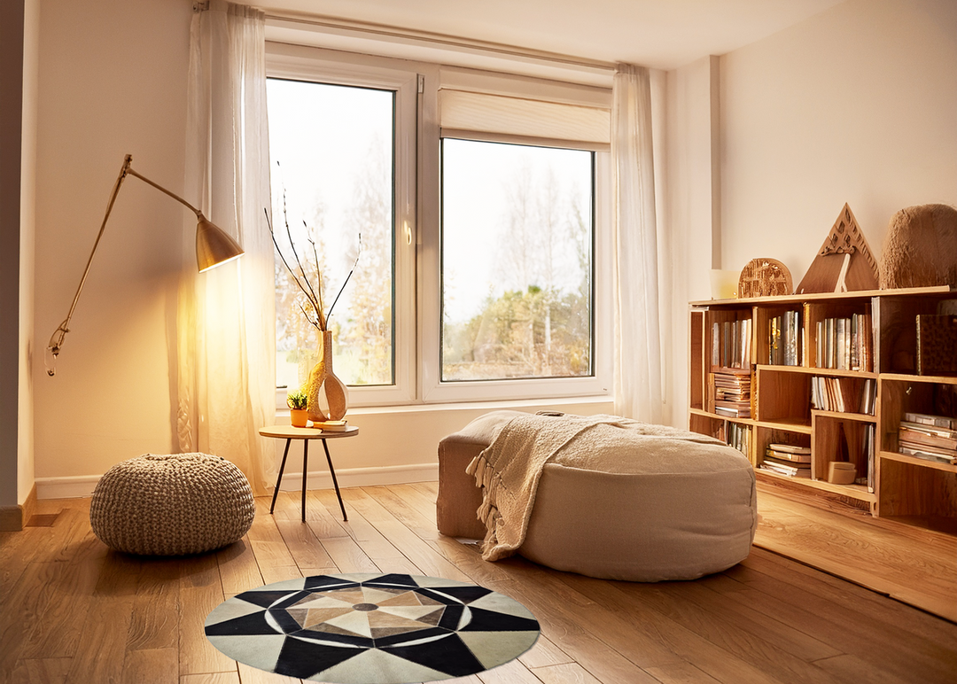 Patterned - Round Rug