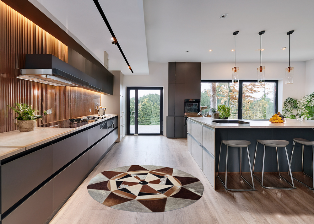 Patterned - Round Rug