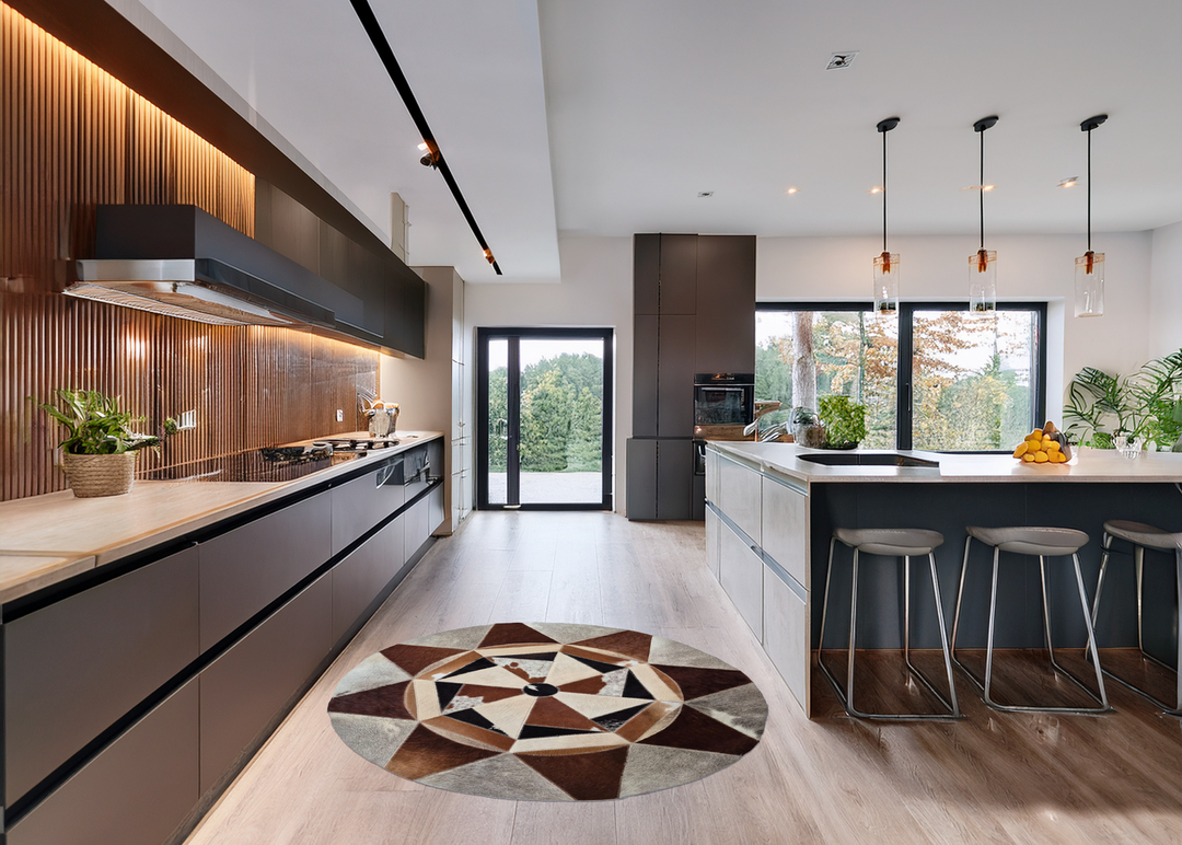 Patterned - Round Rug