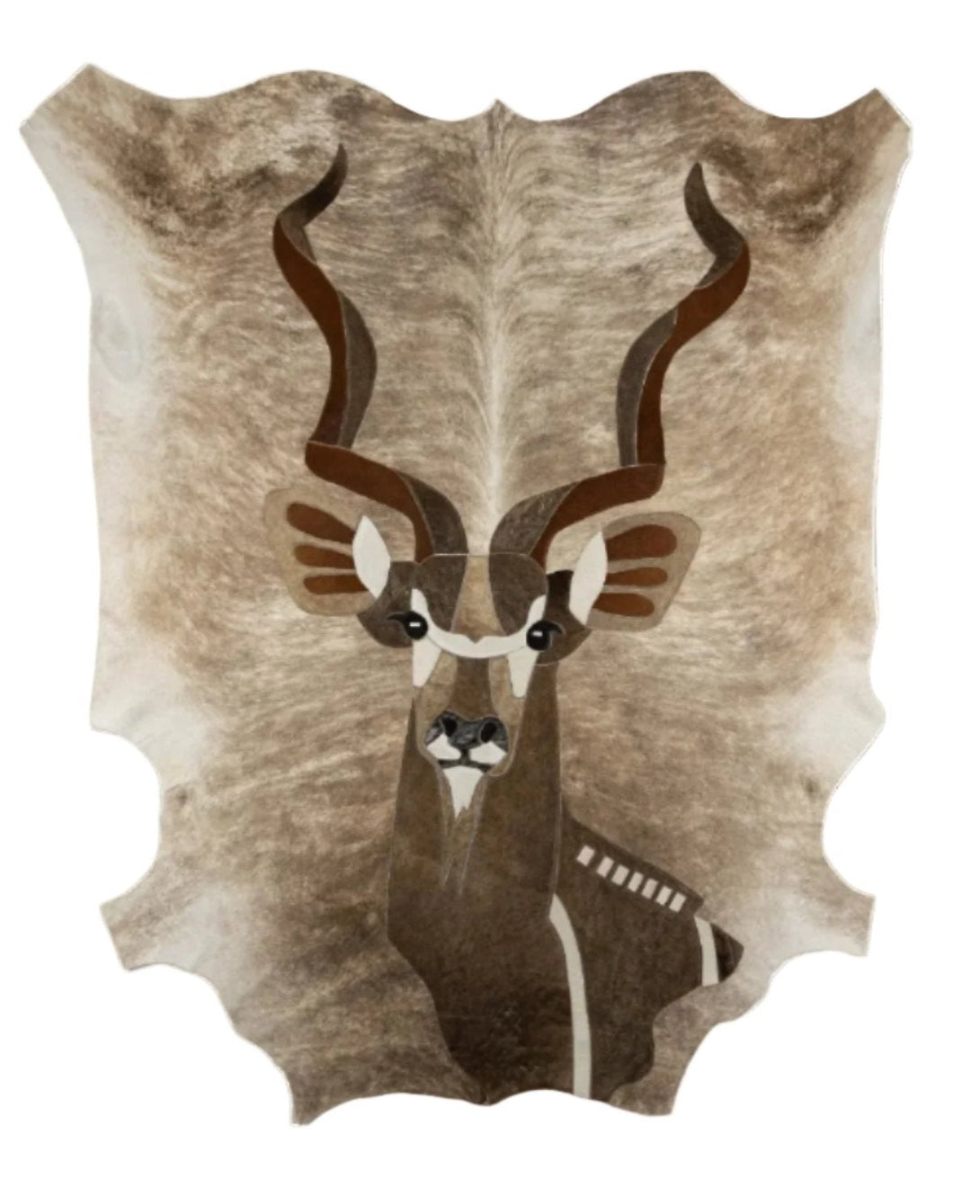 Kudu Bust - Full Hide Rug