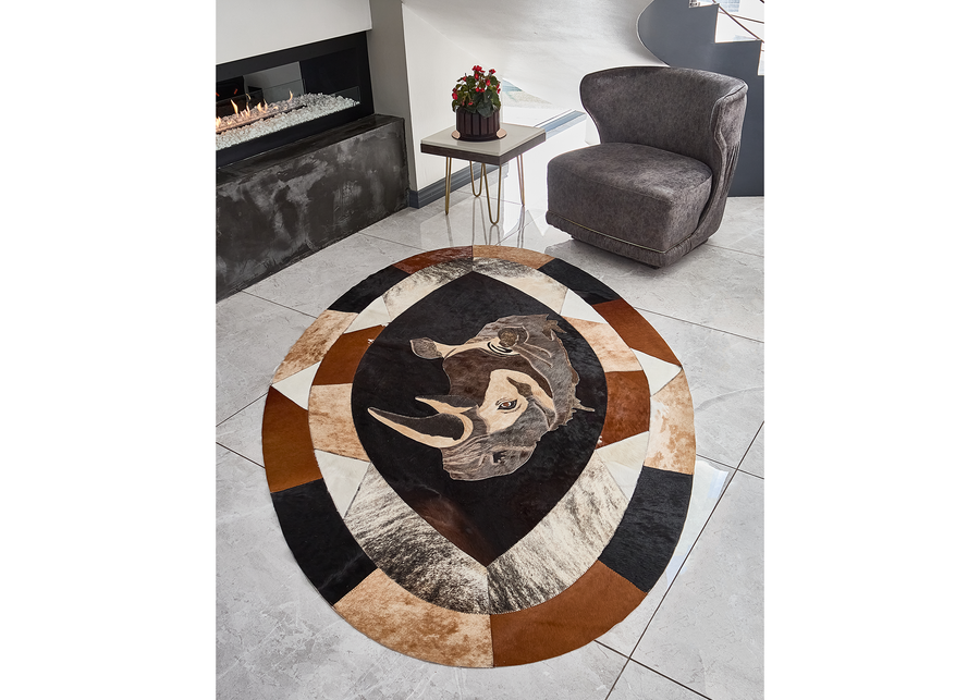 Rhino Rug Vukari Art