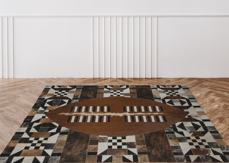 Zulu Warrior Battle Shield - Rug