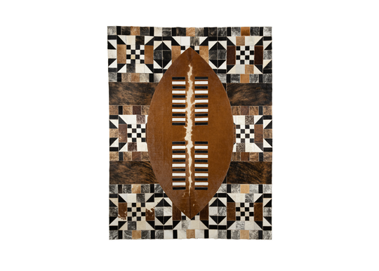 Zulu Warrior Battle Shield - Rug