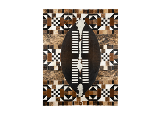 Zulu Warrior Battle Shield - Rug