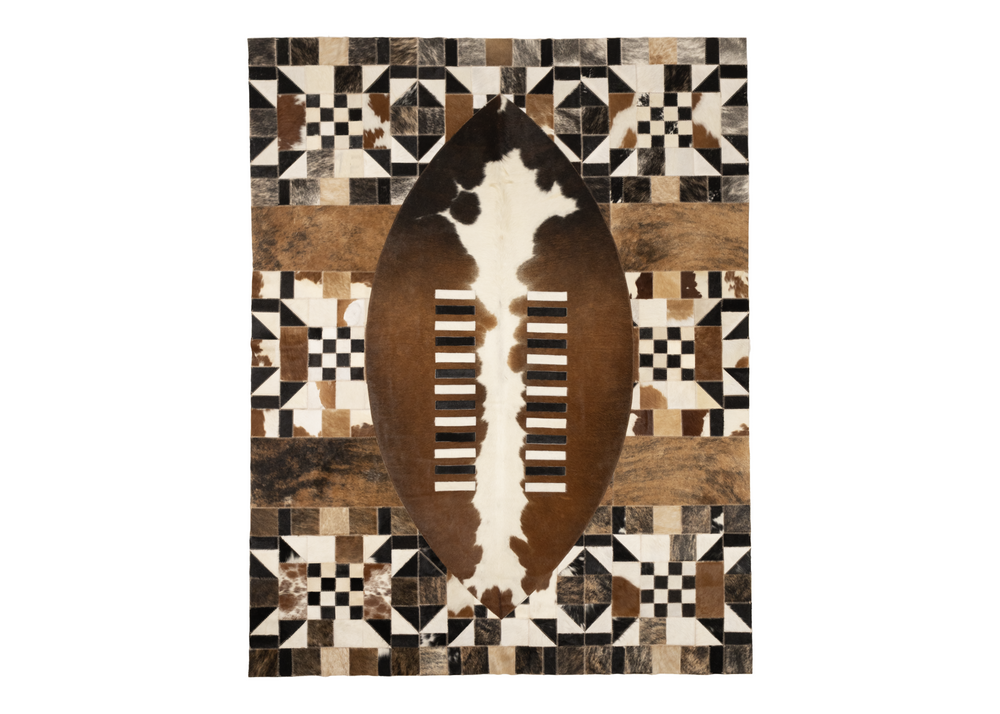 Zulu Warrior Battle Shield - Rug