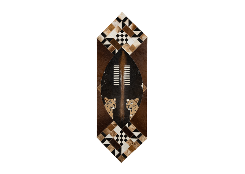Leopard Coat Of Arms - Floor Runner
