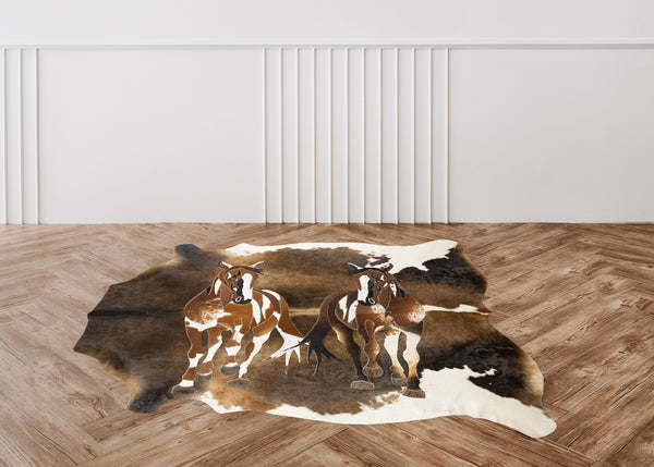 2 Horses Full Hide