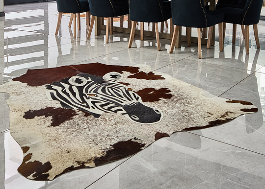 Zebra Face - Full Hide Rug