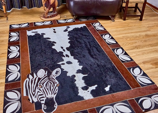 Zebra Roaming the Kalahari - Rug