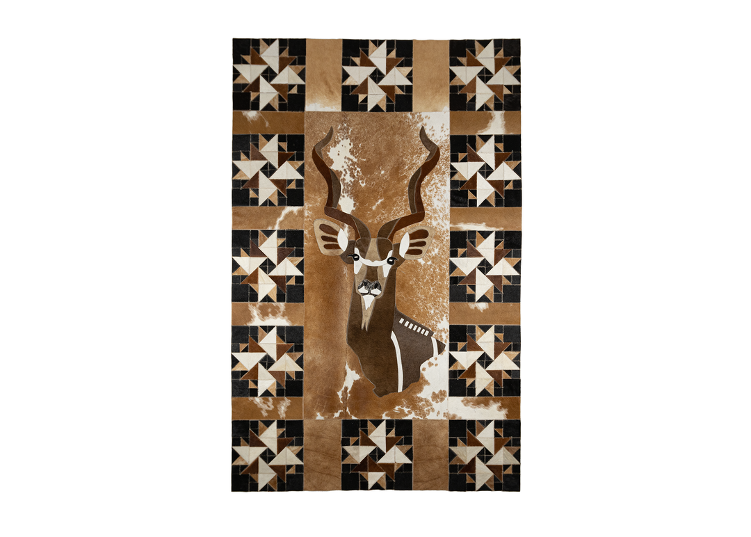 Kudu - Kalahari Rose Border Rug