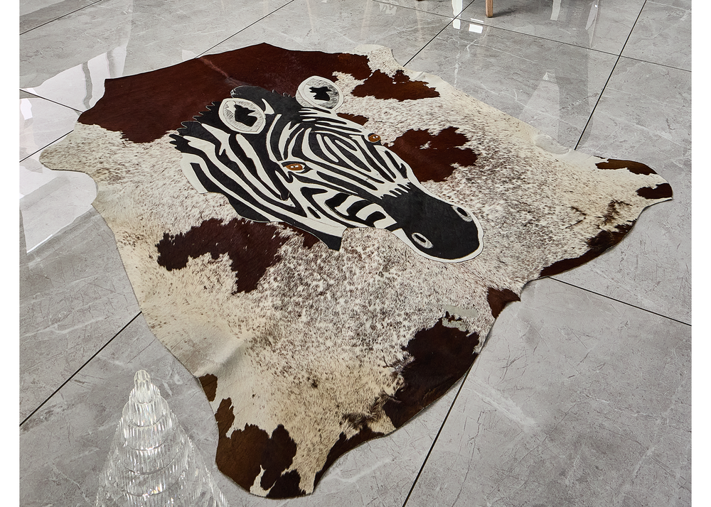 Zebra Face - Full Hide Rug