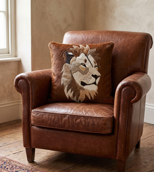 Lion Cushion Cover