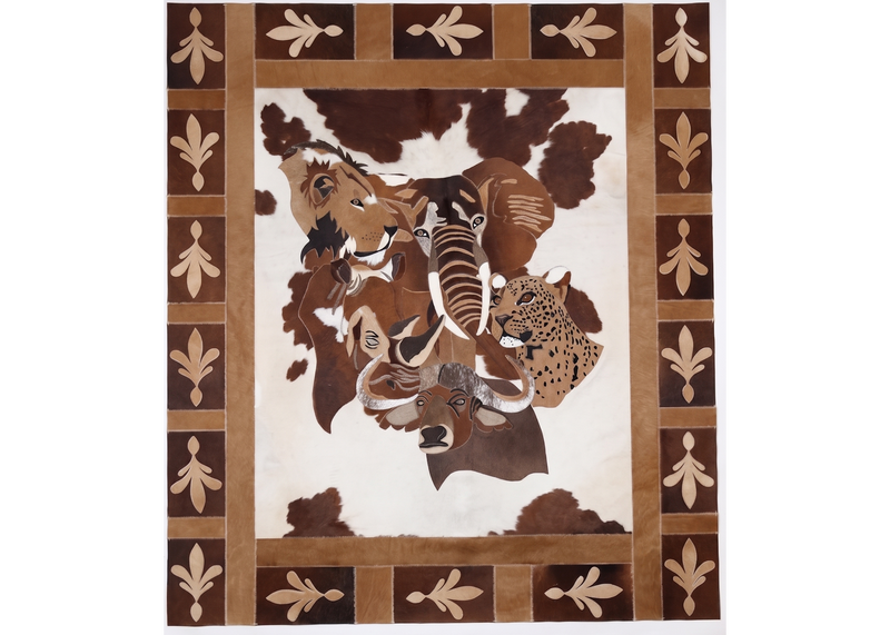 The Big 5 - Bordered Rug