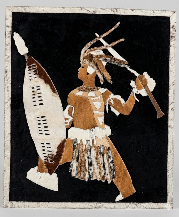 Zulu Warrior - Small Wall Hanging