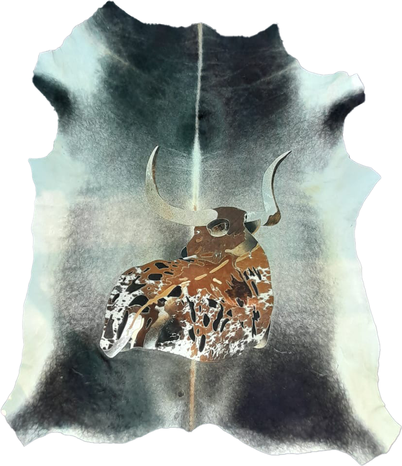Babylon Long Horn - Full Hide Rug