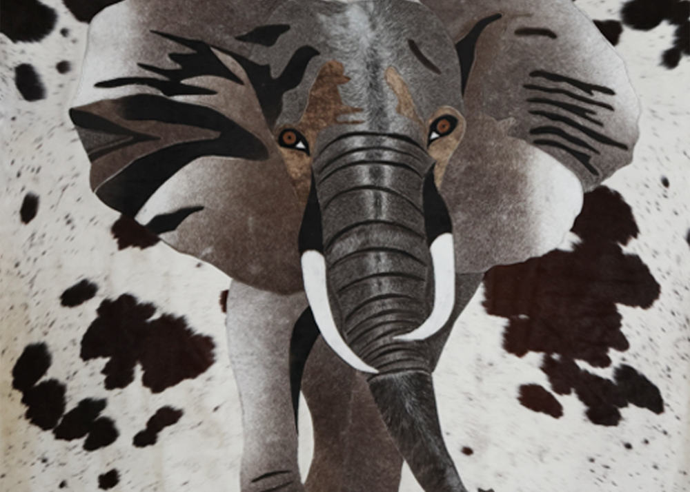 Elephant - Full Hide Rug