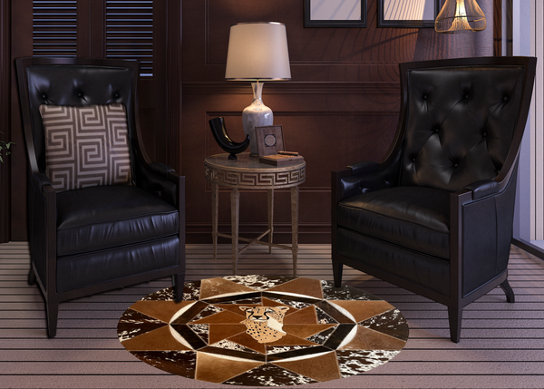 Cheetah - Mini Round Rug