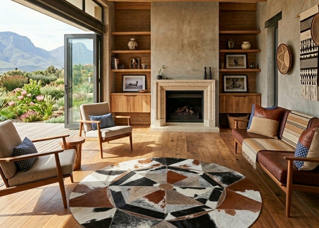 Patterned - Round Rug