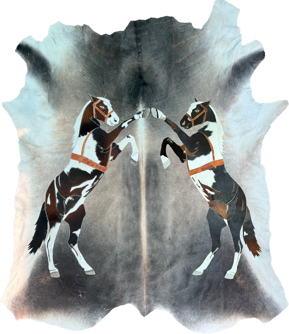 Two Triggers - Full Hide Rug