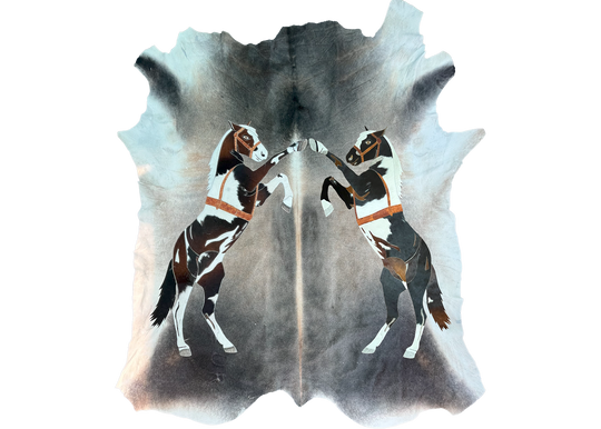 Two Triggers - Full Hide Rug